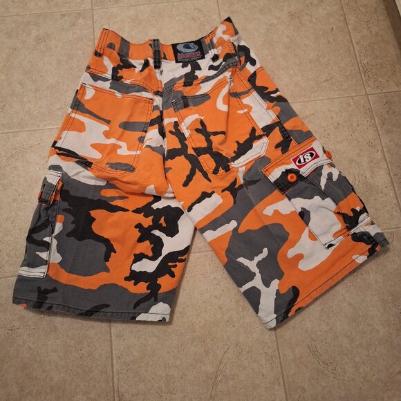 Interstate Orange Camo Shorts - Picture 2 of 5
